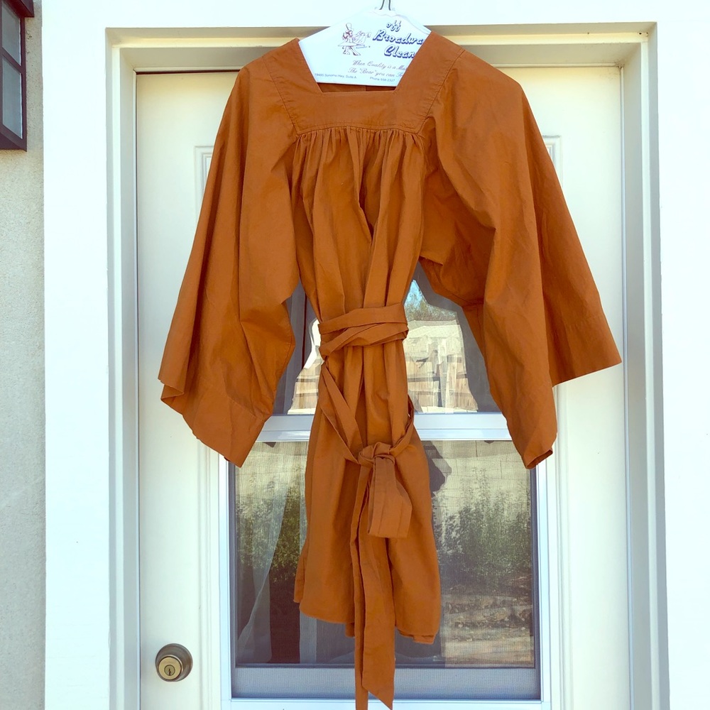 Down Calder dress in Fawn